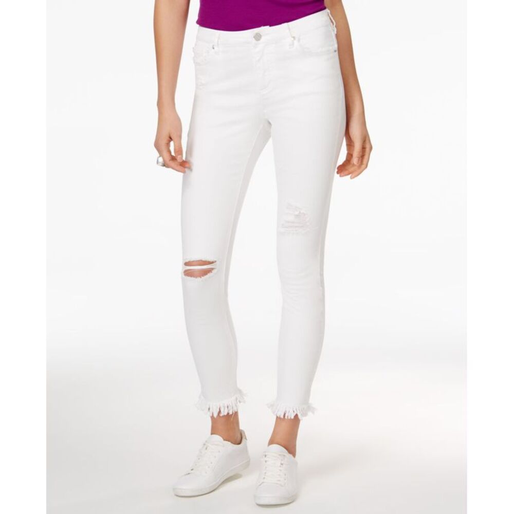 Armani Exchange Rip Repair Skinny Jeans
